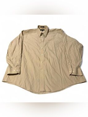 Haggar black label classic poplin button up shirt